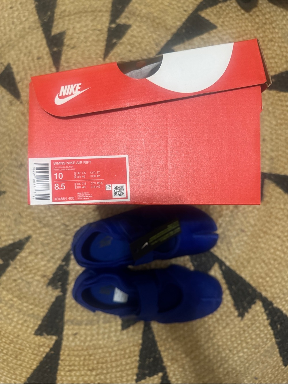 Nike | Shoes | Nwt Nike Air Rift Pony Hair Cobalt Blue Tabis Womens ...